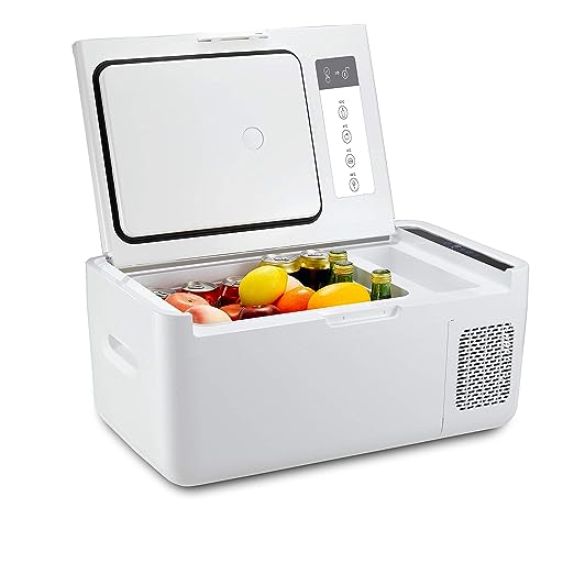 Mobicool 15 litres Car Fridge/Freezer with Compressor for SUV, Sedan | -18 Degree C | MCG 15(OPEN BOX) Mobicool 15 litres Car Fridge/Freezer with Compressor for SUV, Sedan | -18 Degree C | MCG 15(OPEN BOX)